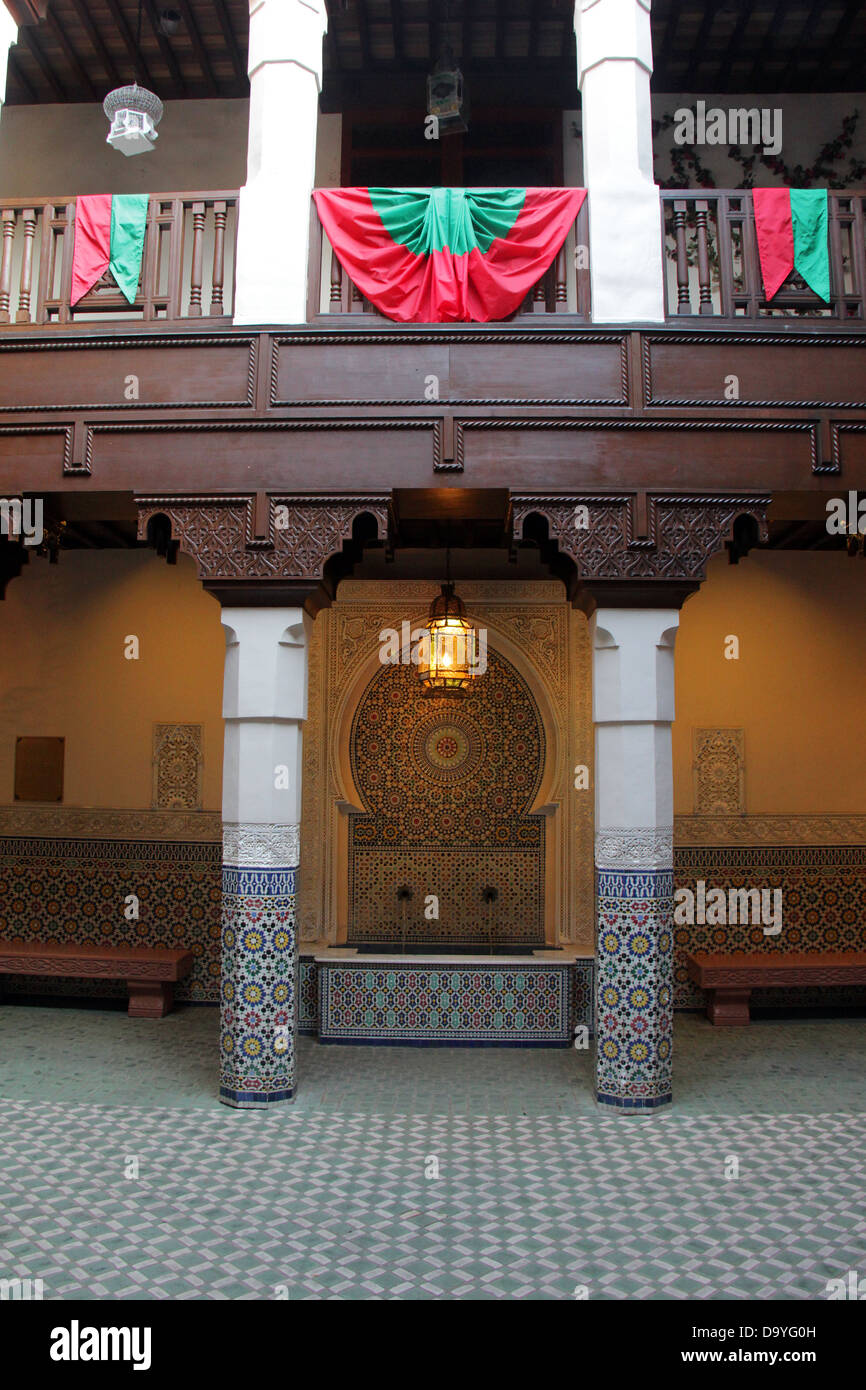 World Showcase d'EPCOT Center, Maroc Pavilion, parcs de Disney World, Orlando, Floride. Pour un usage éditorial uniquement. Banque D'Images