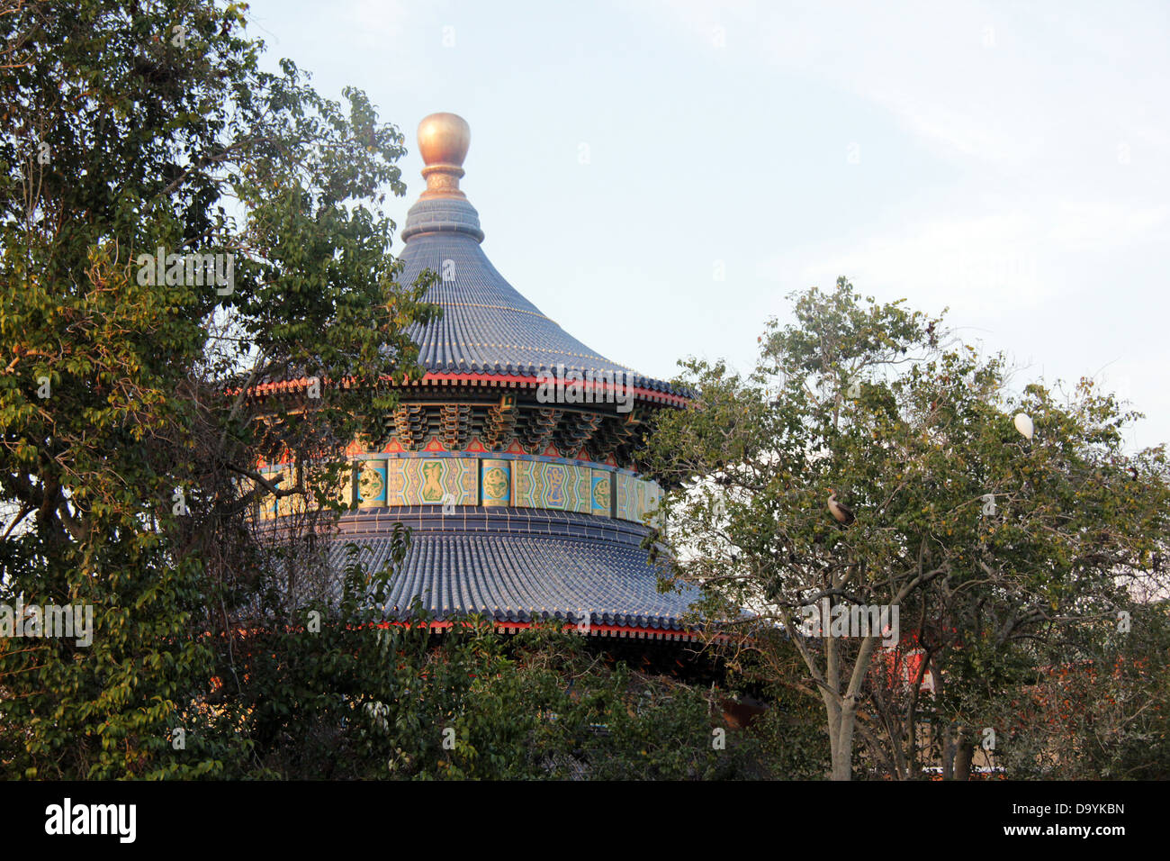 World Showcase d'Epcot Center, à la section La Chine, Disney World, Orlando, Floride. Pour un usage éditorial uniquement. Banque D'Images