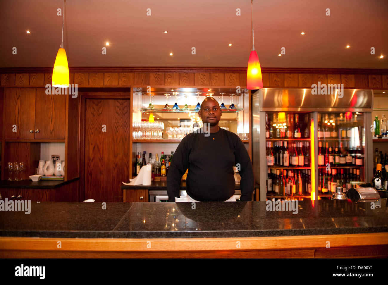 Restaurant iCi, Le Quartier Francais, Franschhoek, Afrique du Sud Banque D'Images