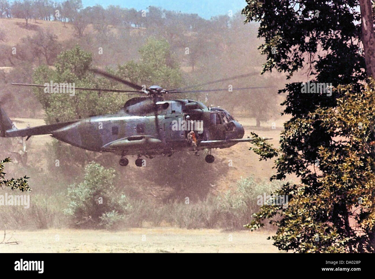 129e Escadron de sauvetage air - HH-3E Jolly Green Giant 1990 Banque D'Images