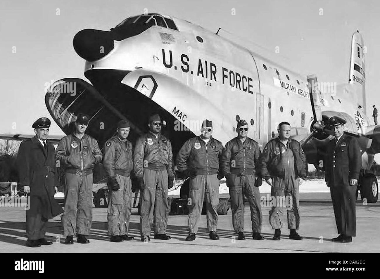 133d de l'Escadron de transport aérien militaire - Premier C-124C Globemaster II Banque D'Images