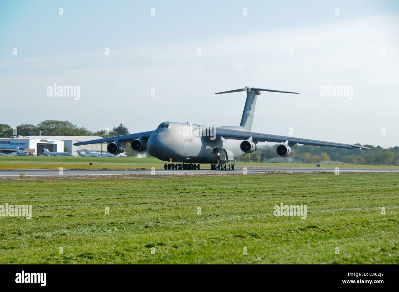137e Escadron de transport aérien - Lockheed C-5A Galaxy 69-0001 Banque D'Images