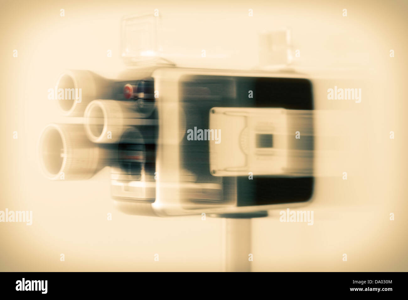 Super 8 Film Kodak Brownie photographiés avec l'appareil photo et de flou de mouvement. Banque D'Images