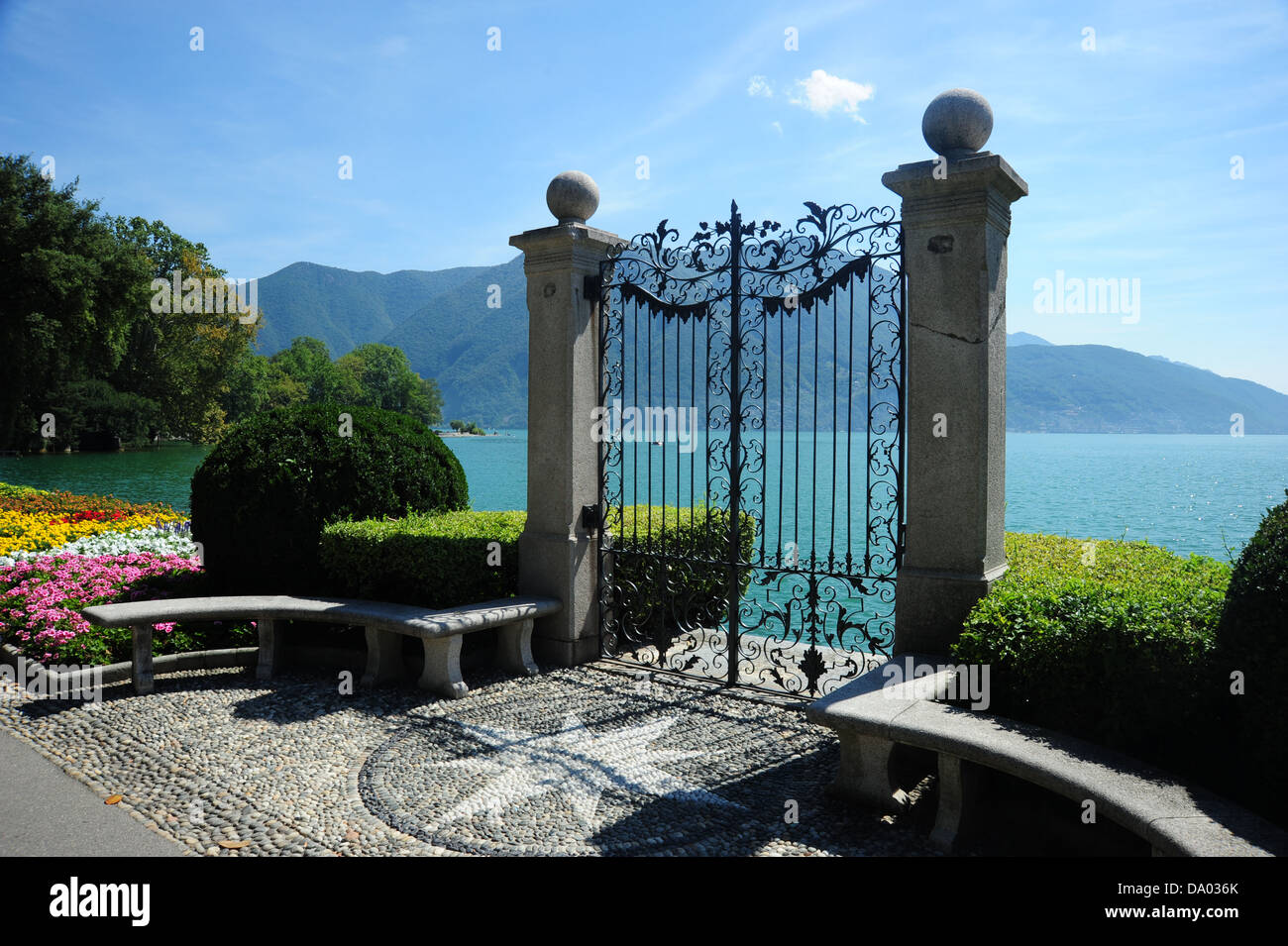 Lac de Lugano Banque D'Images