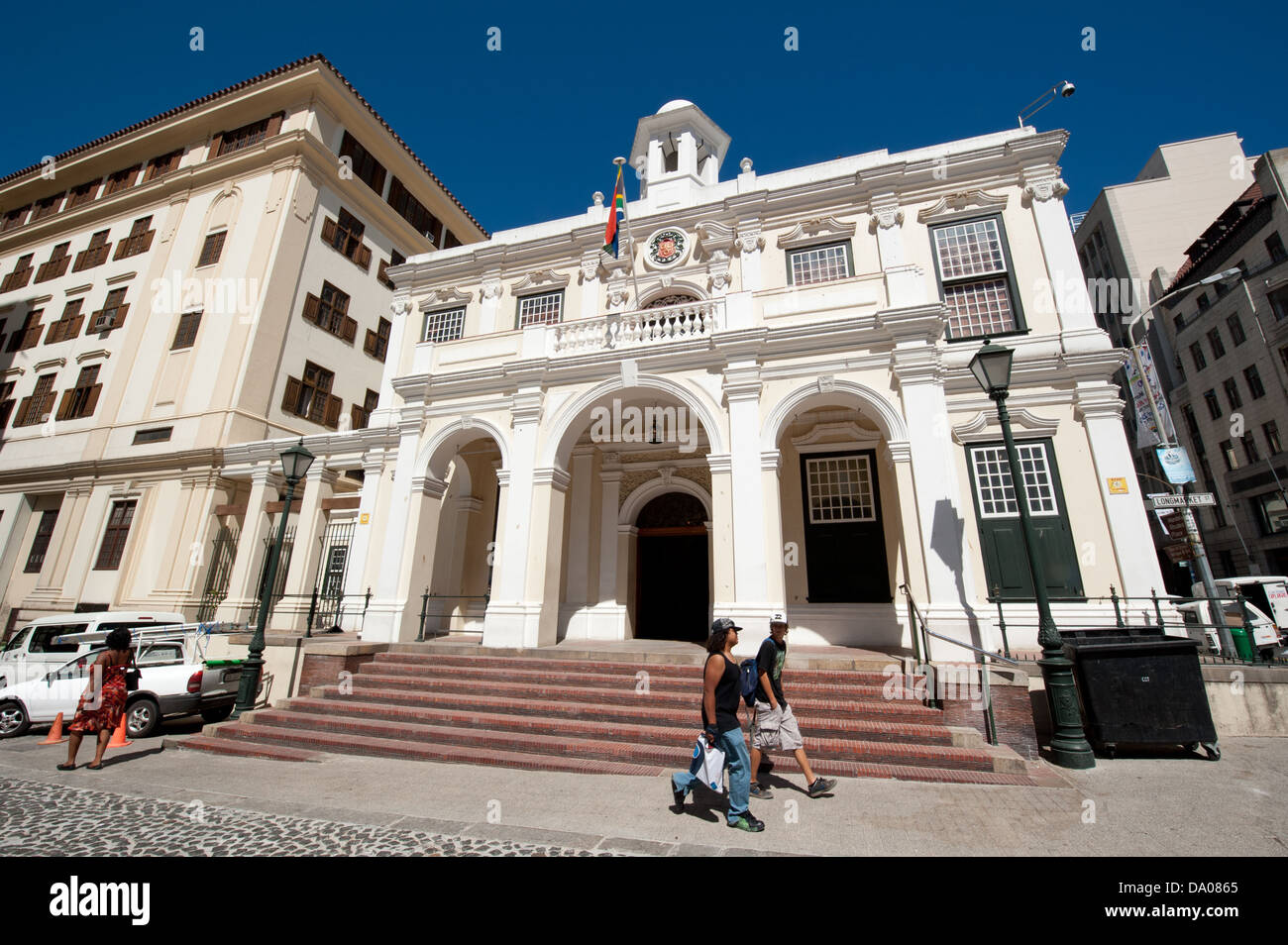 Ancienne maison de ville, 1761, Greenmarket Square, Le Cap, Afrique du Sud Banque D'Images