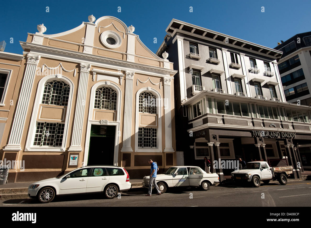 L'architecture Art déco, Long Street, Cape Town, Afrique du Sud Banque D'Images