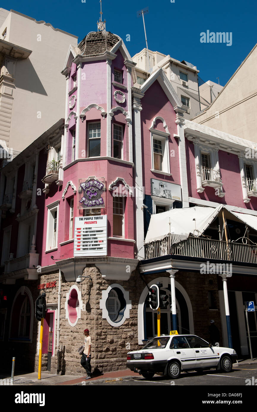 L'architecture Art déco, Long Street, Cape Town, Afrique du Sud Banque D'Images