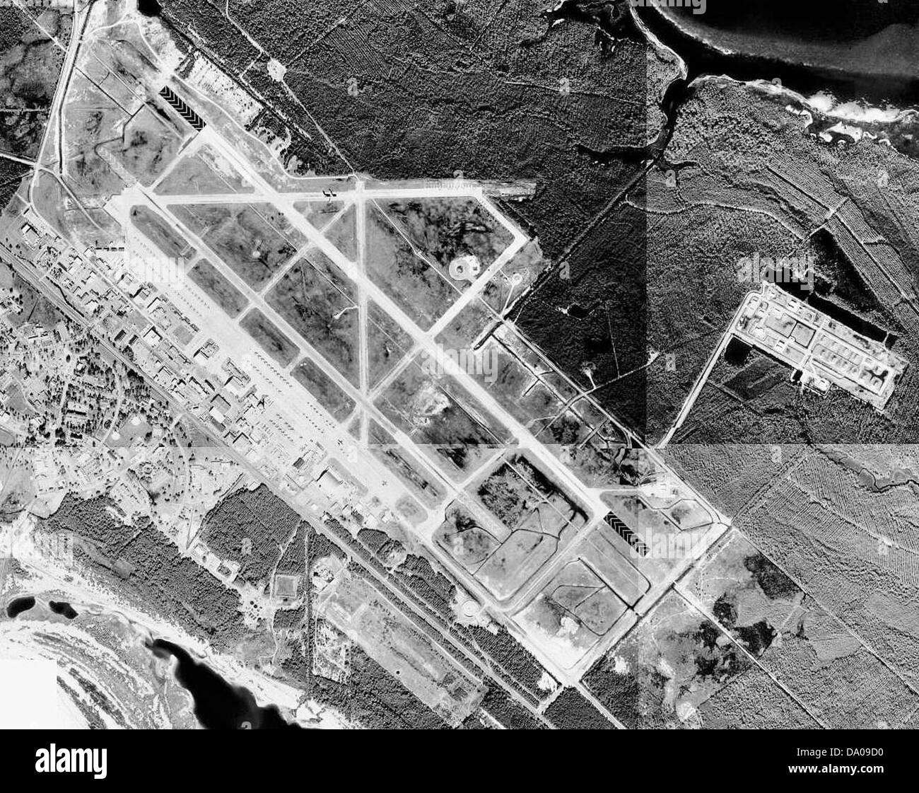 Le 19 janvier 1999, la base aérienne de Tyndall a mené une série d'opérations militaires, y compris des exercices d'entraînement et des évaluations de préparation pour divers systèmes de défense aérienne. Banque D'Images