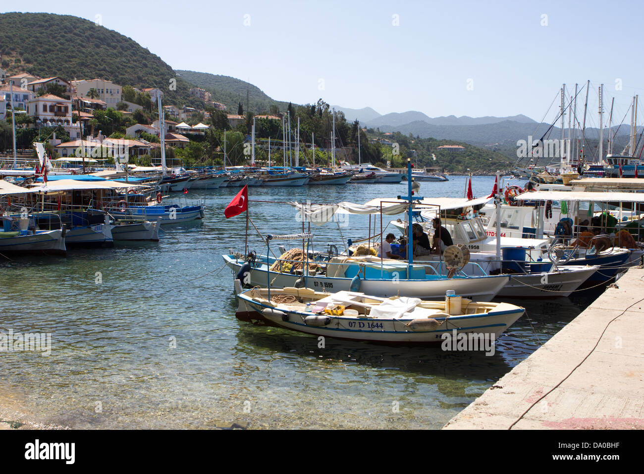 Port de Kas, Turquie Banque D'Images