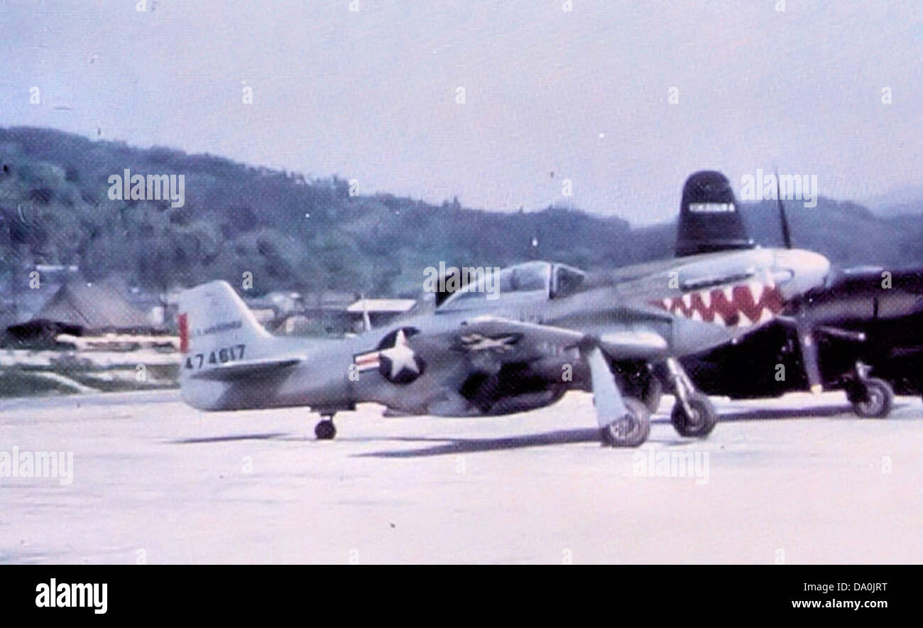 Fb 12 North American P-51D Mustang 44-74617-30-NA Banque D'Images