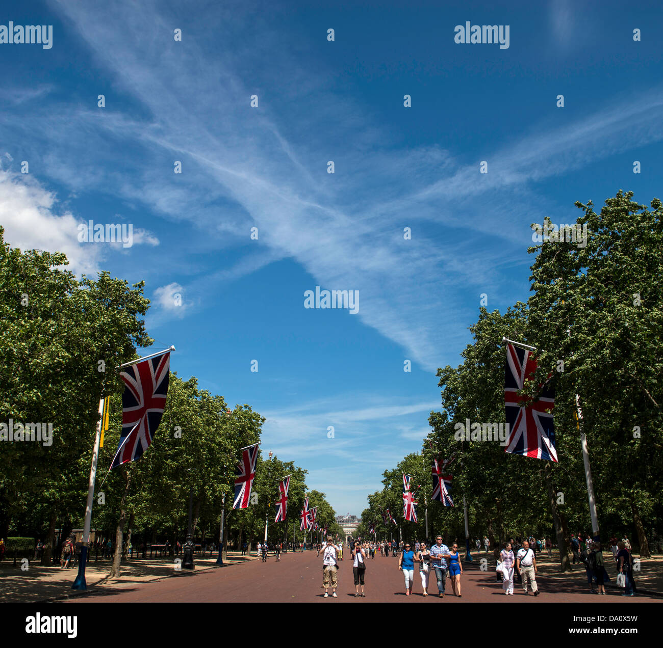 Le centre commercial Buckingham Palace Londres Angleterre Grande-bretagne angleterre Europe Banque D'Images