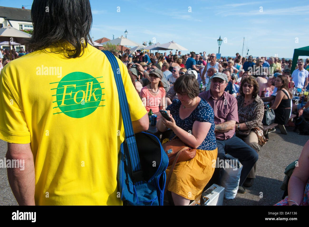 Leigh-on-Sea, Royaume-Uni. 30 juin 2013. public à Leigh Folk Festival - le plus grand festival de musique folk de crédit : Terence Mendoza/Alamy Live News Banque D'Images