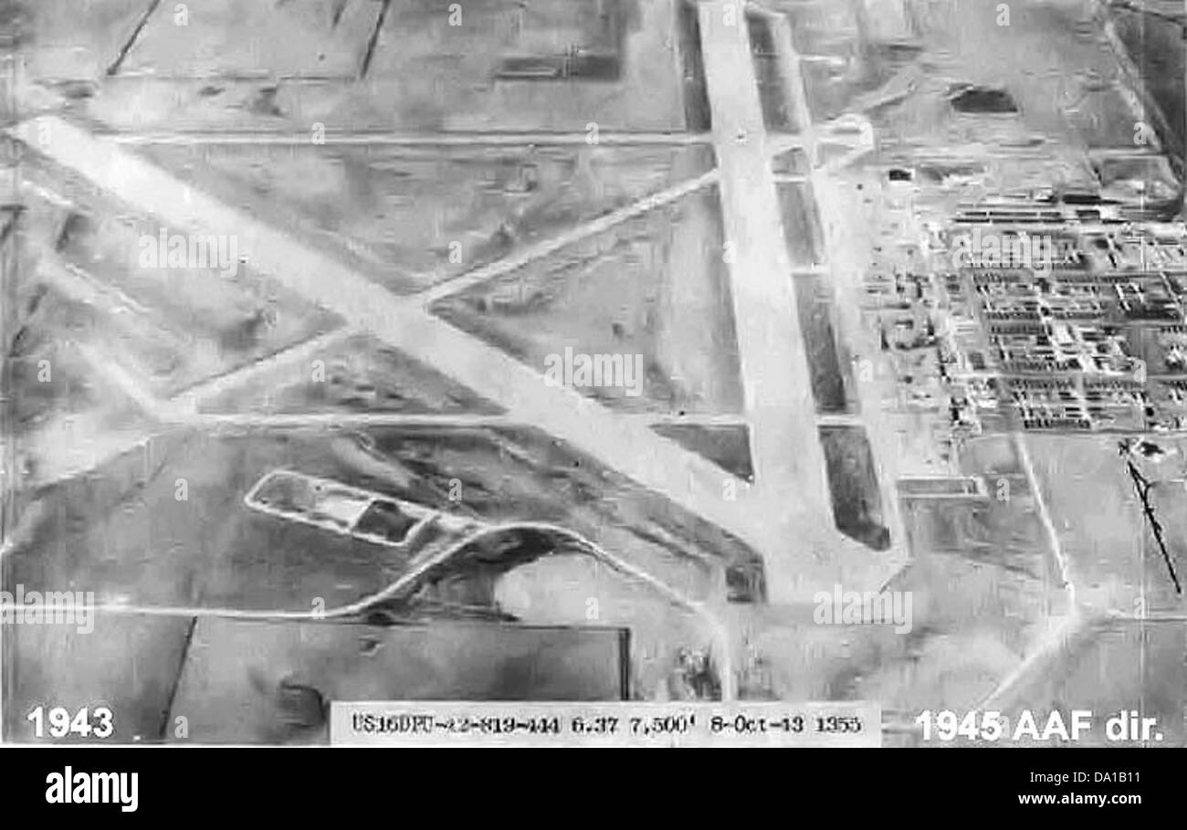 Smoky Hill Army Airfield - Kansas - 8 Oct 1943 Banque D'Images