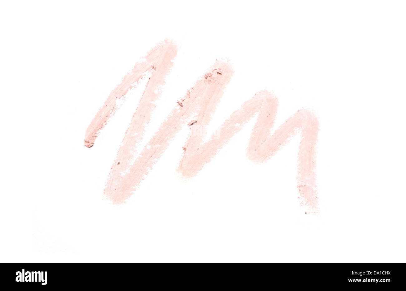 Brillant à lèvres rouge coupe heave sur un fond blanc Banque D'Images