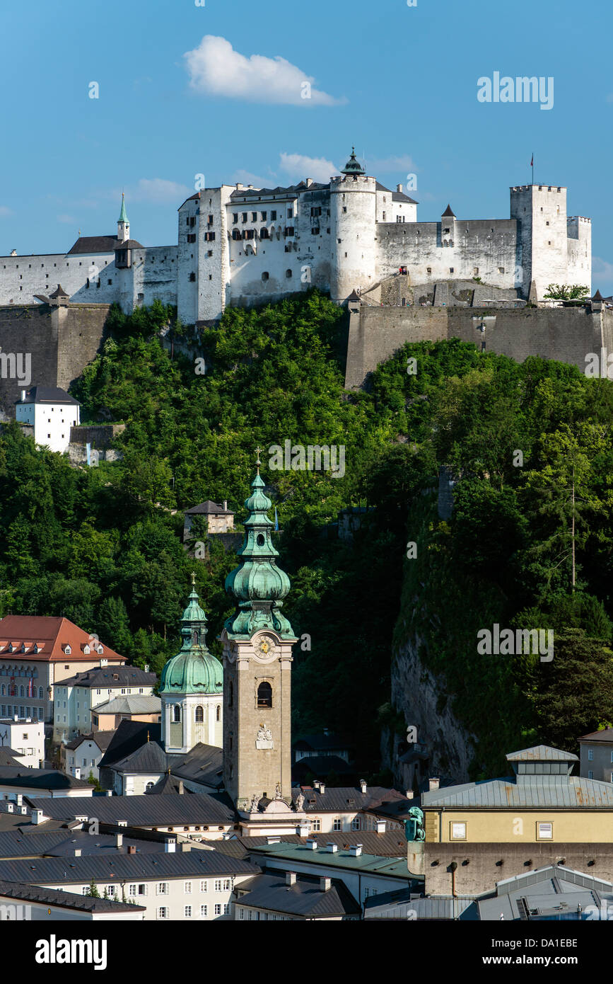 Château de Hohensalzburg, Salzbourg, Autriche Banque D'Images