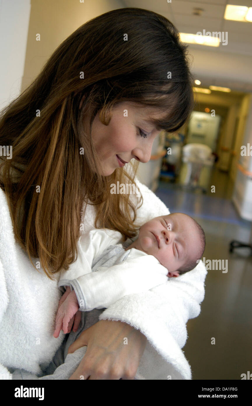 L'HÔPITAL DE MATERNITÉ Banque D'Images
