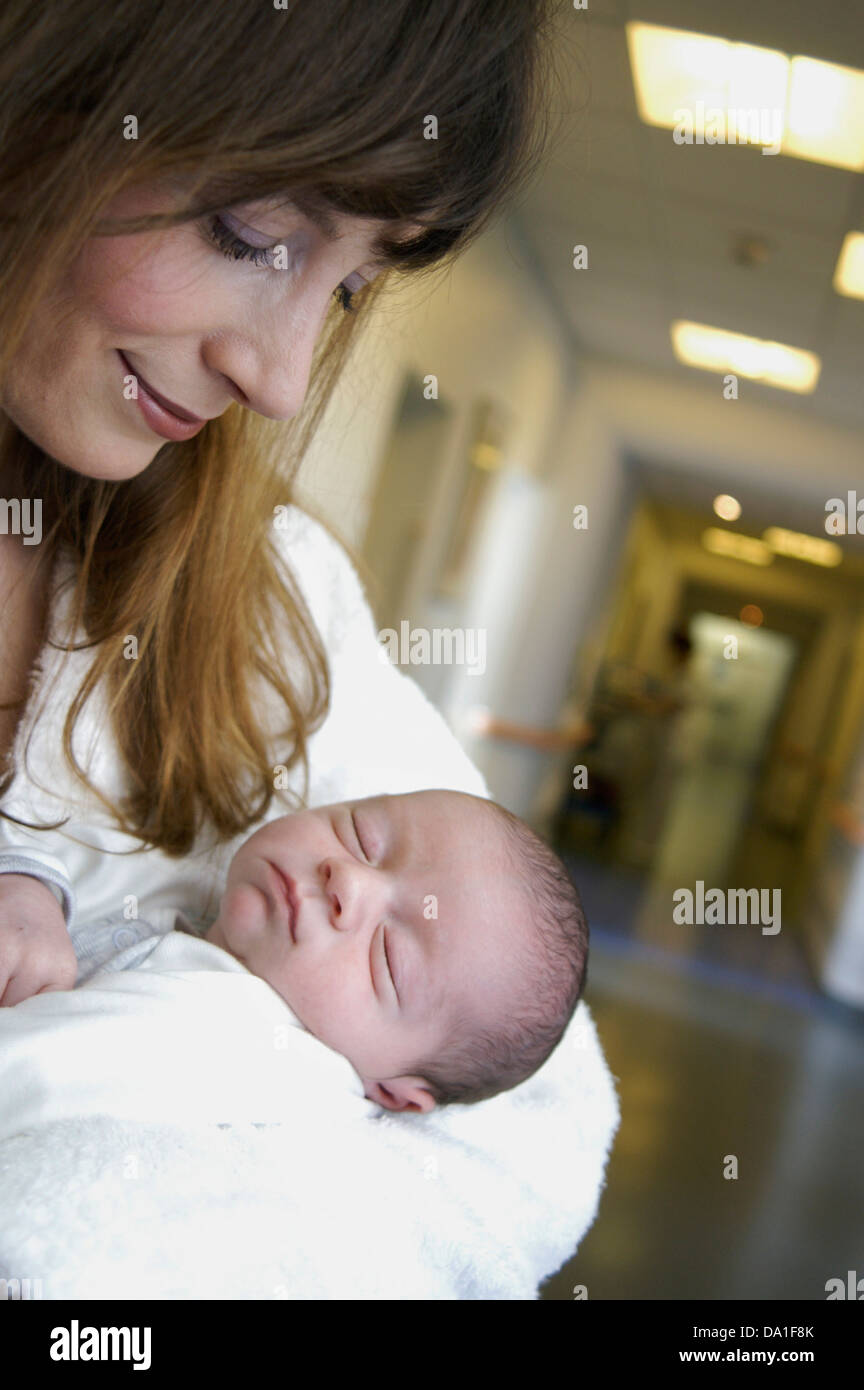 L'HÔPITAL DE MATERNITÉ Banque D'Images
