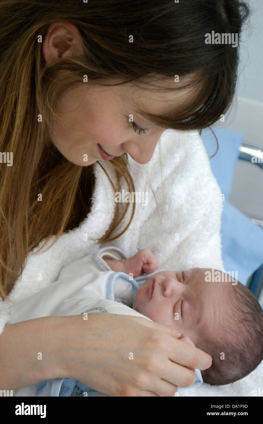 L'HÔPITAL DE MATERNITÉ Banque D'Images