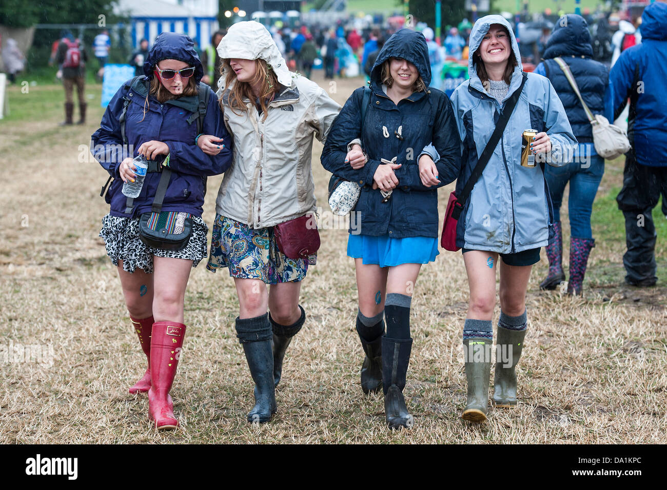 2013 Le festival de Glastonbury, digne ferme, Glastonbury. 27 juin 2013. Banque D'Images