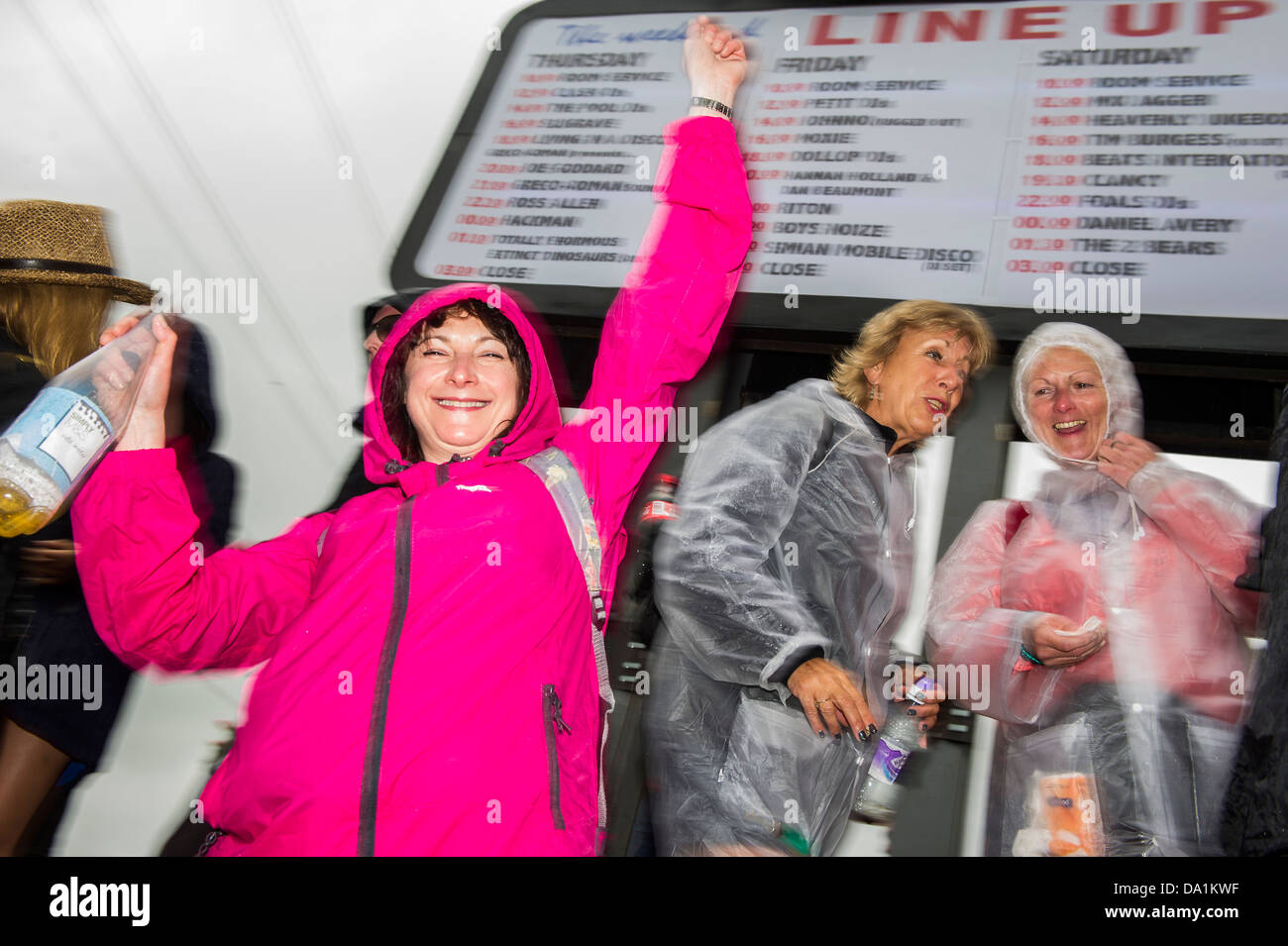 2013 Le festival de Glastonbury, digne ferme, Glastonbury. 27 juin 2013. Banque D'Images