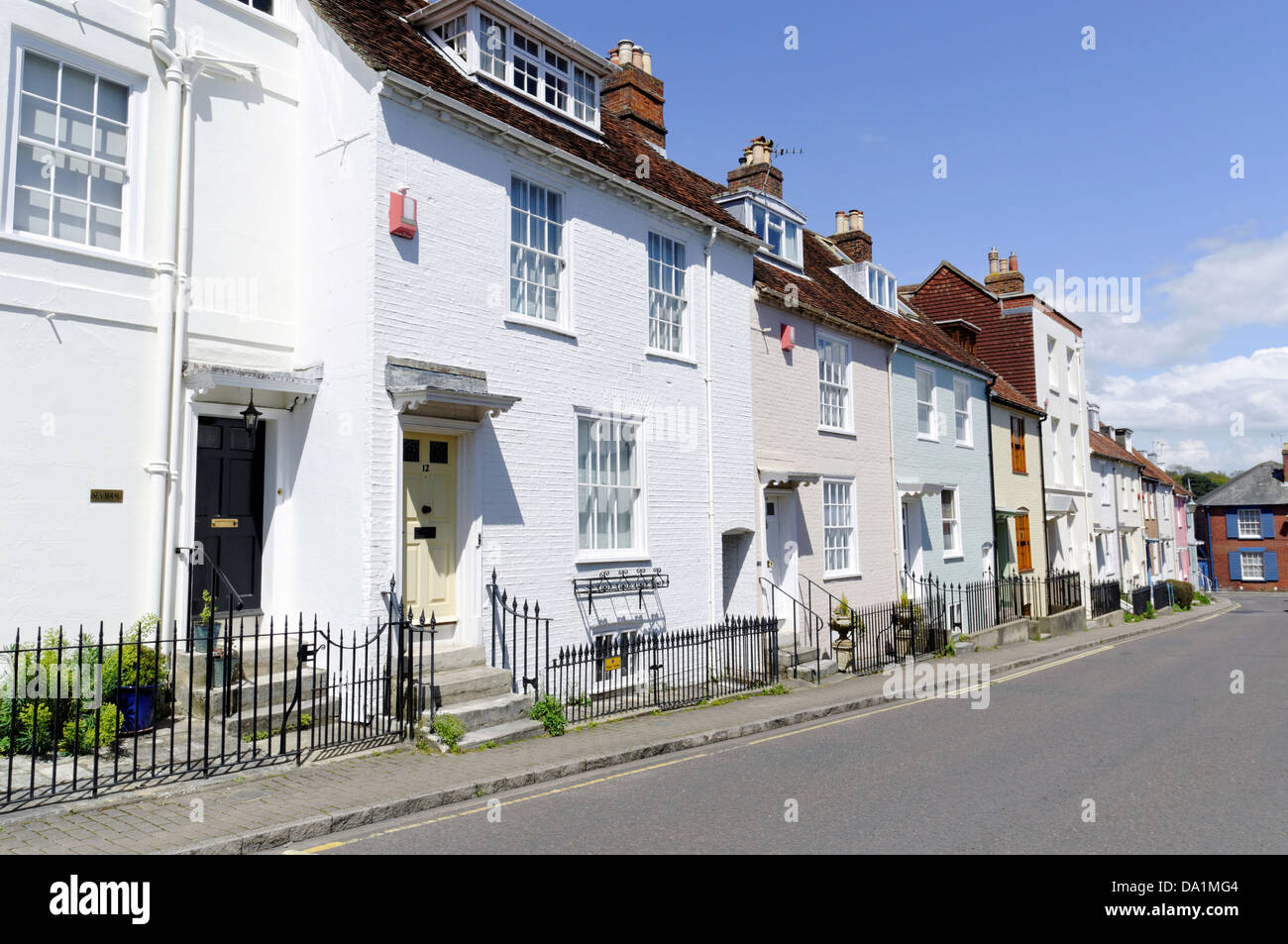 Nelsons place, Lymington, Hampshire, Angleterre, Royaume-Uni, GO. Banque D'Images
