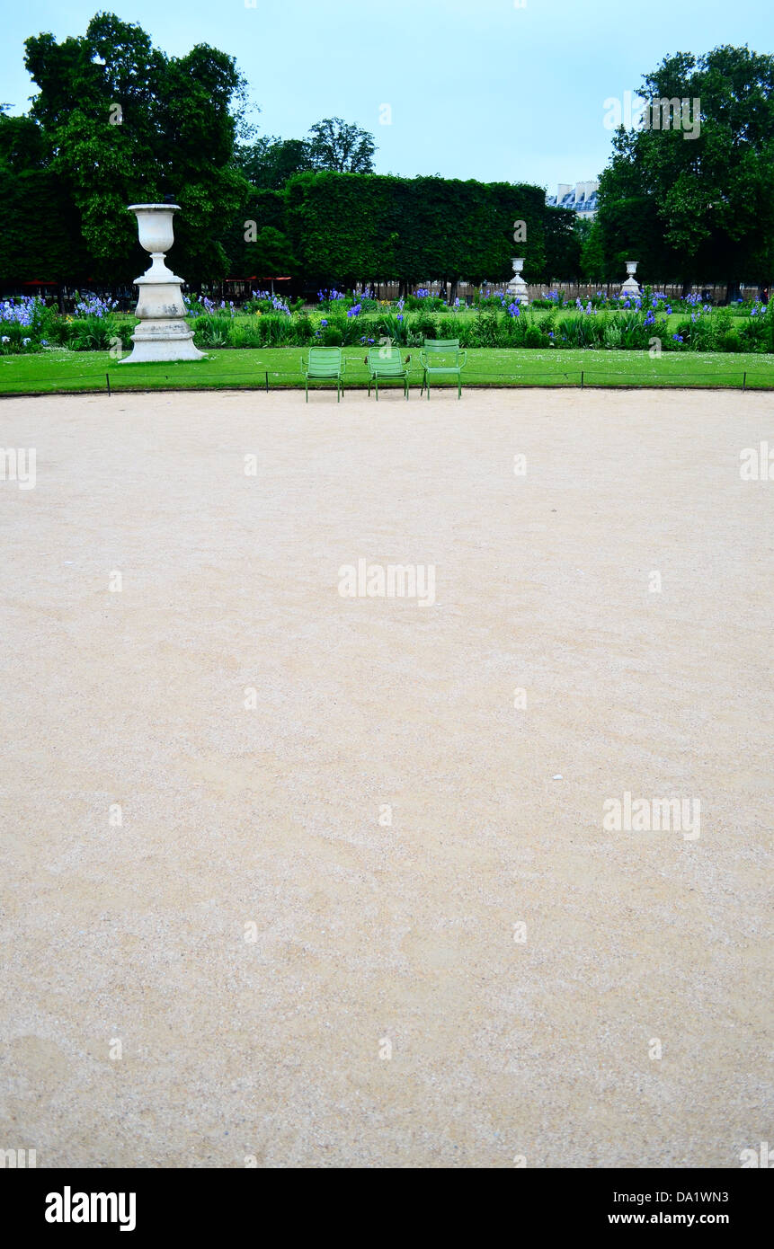 Jardins des Tuileries pathway Banque D'Images