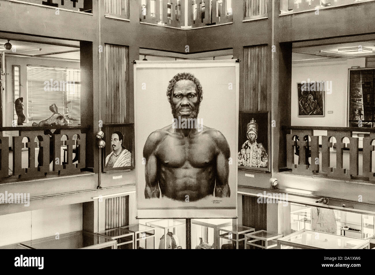 L'Homo sapiens Idaltu, Musée national de l'Éthiopie, Addis-Abeba, Ethiopie Banque D'Images