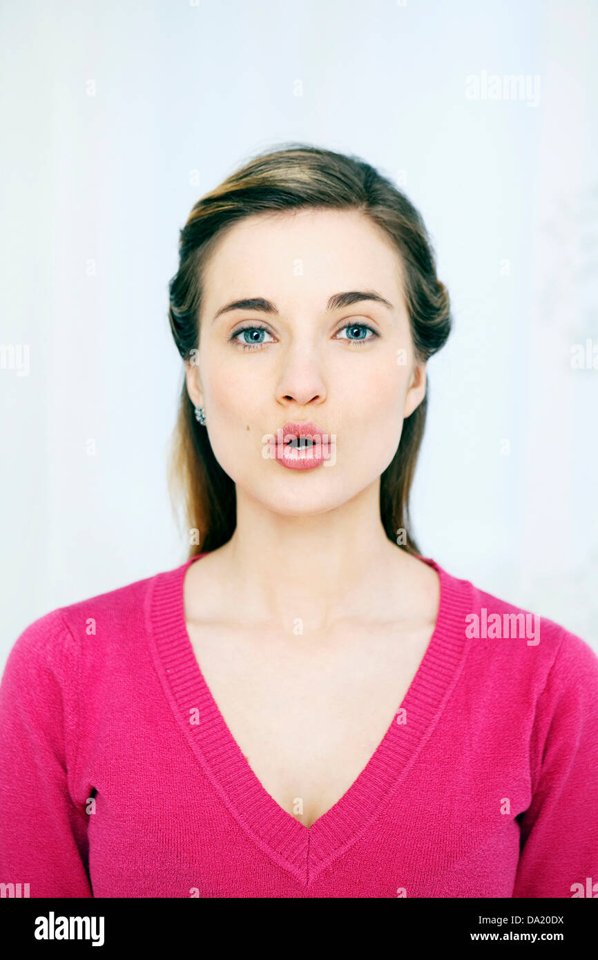 GYM DU VISAGE Banque D'Images