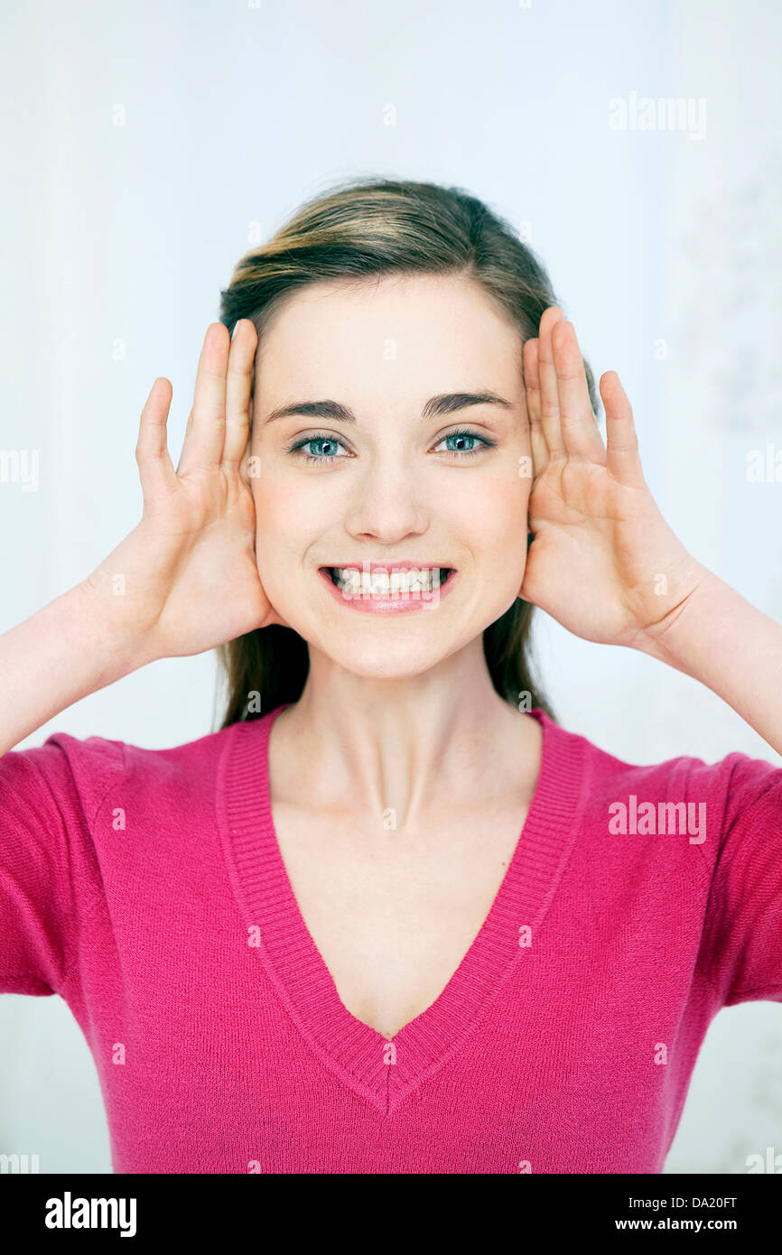 GYM DU VISAGE Banque D'Images