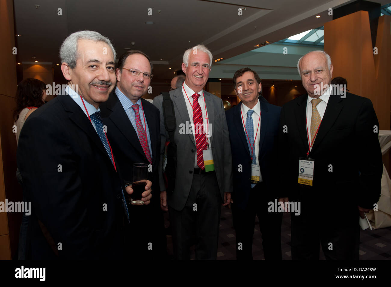 Les médecins arabes à la 27e congrès médical international de Naama tenue le 29 juin - 4 juillet 2013 au Hilton Hotel à Vienne. Banque D'Images