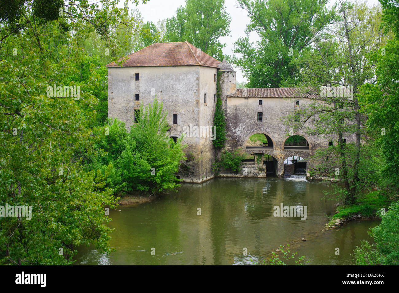 Ancien moulin à bordeaux Banque D'Images