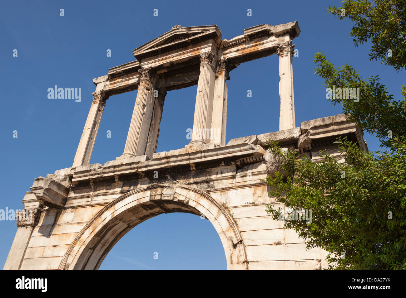 L'Arche d'Hadrien, Athènes, Grèce Banque D'Images