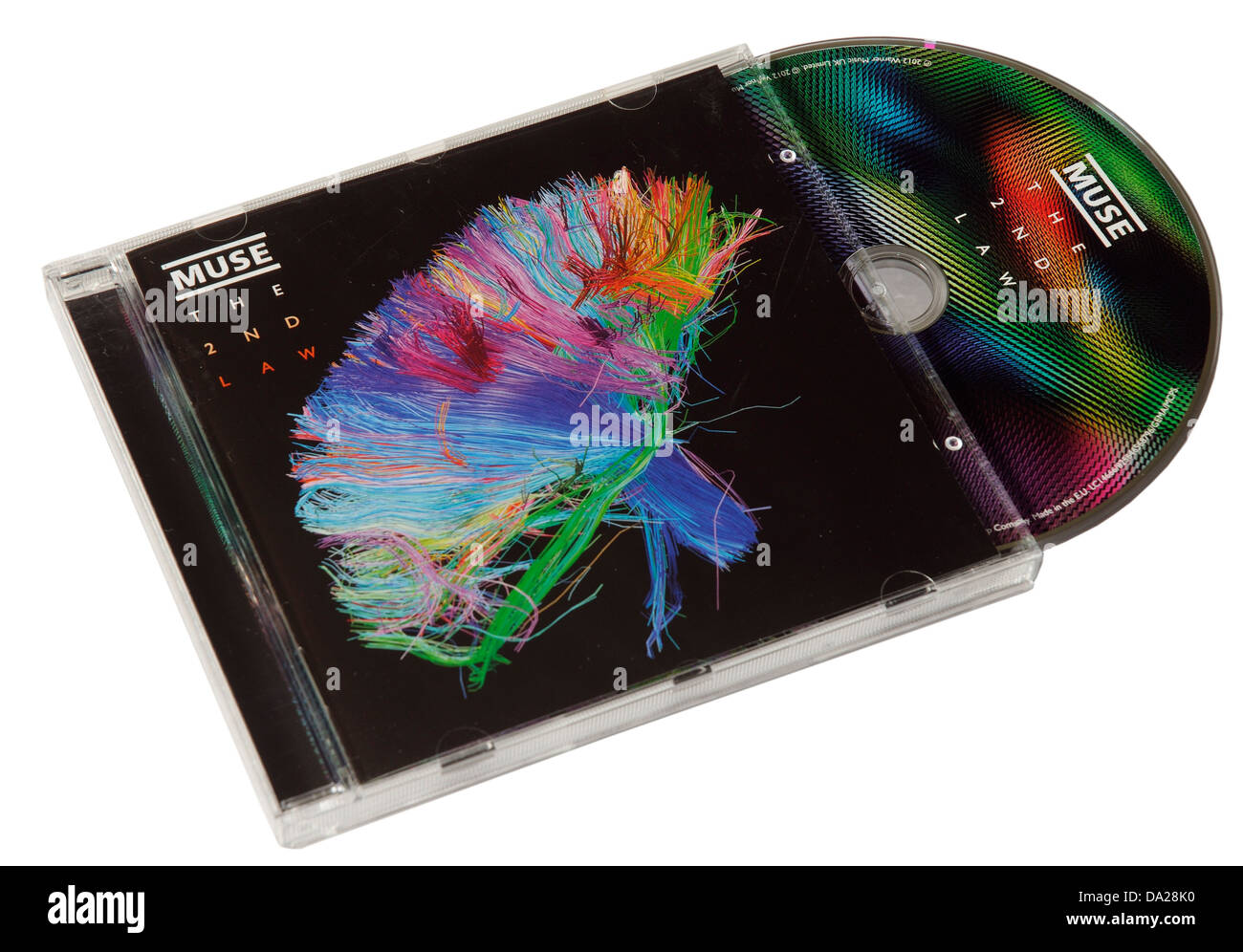 Le deuxième album de Muse droit sur CD Banque D'Images