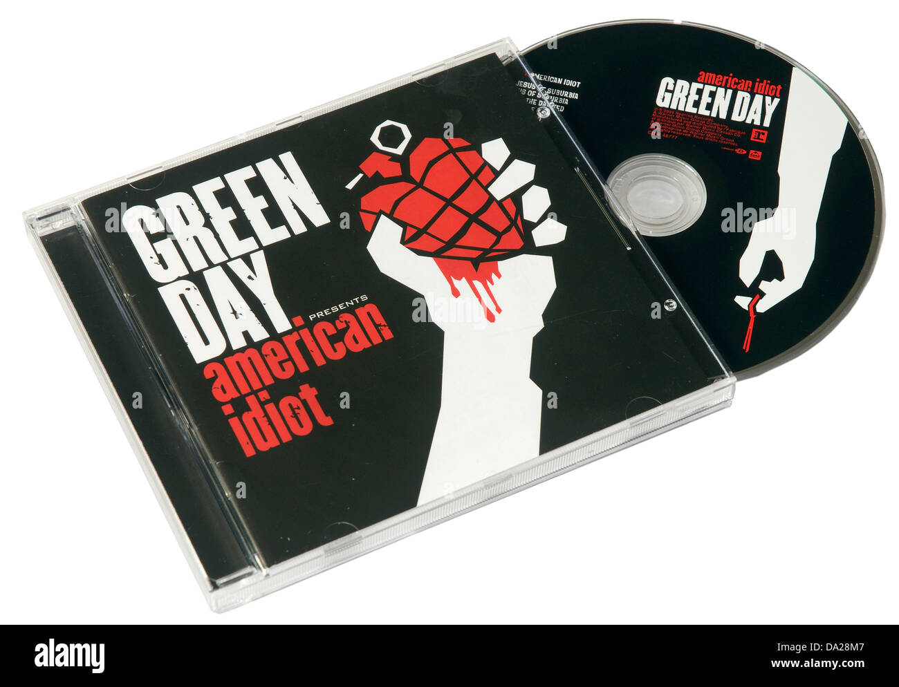 Green Day American idiot sur CD Banque D'Images