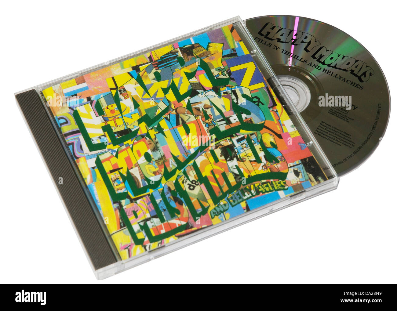 Happy Mondays Pills Thrills et Bellyaches album sur CD Banque D'Images