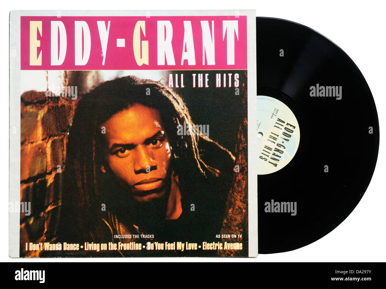 Eddy Grant tous les hits album Banque D'Images