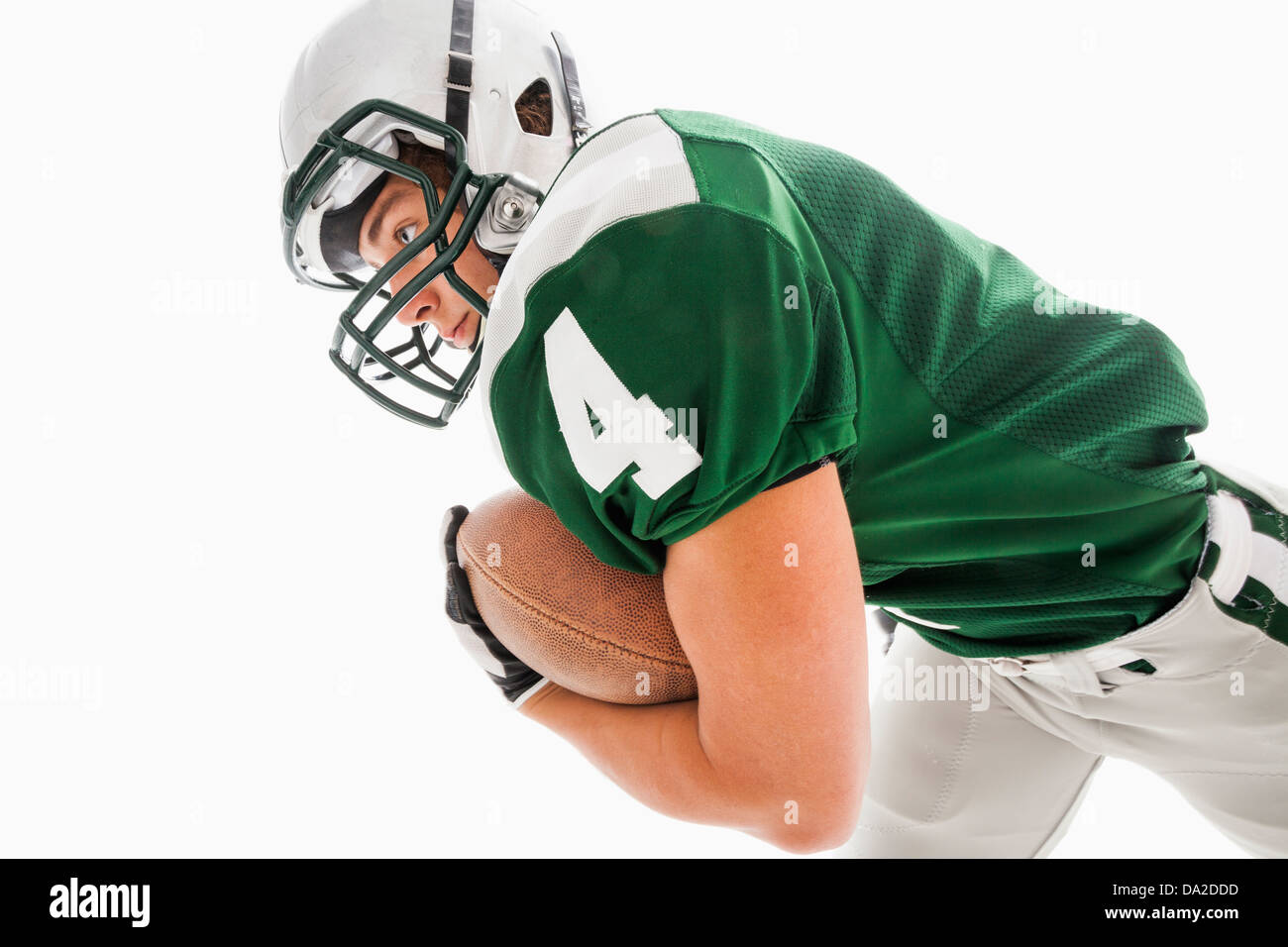 Portrait de joueur de football américain Banque D'Images