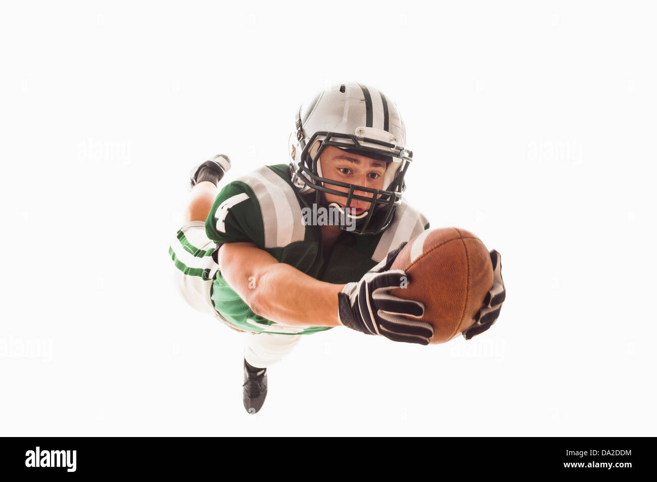Portrait de joueur de football américain Banque D'Images