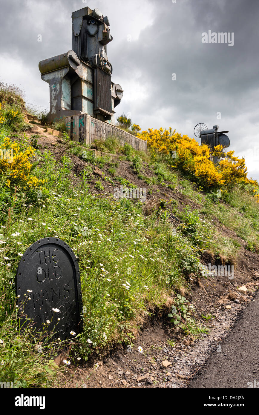 Les anciens transformateurs Banque D'Images