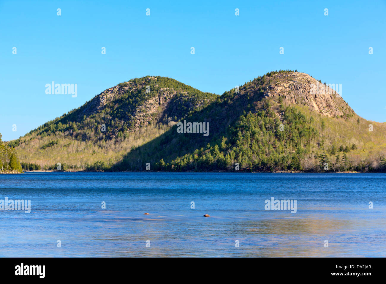 Étang de la Jordanie dans l'Acadia National Park, Maine. Banque D'Images