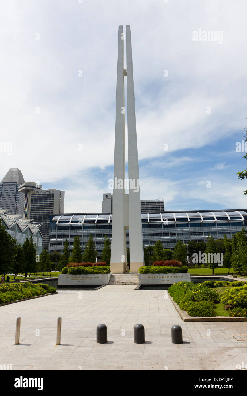 Mémorial de la guerre civile, War Memorial Park, Singapore Banque D'Images