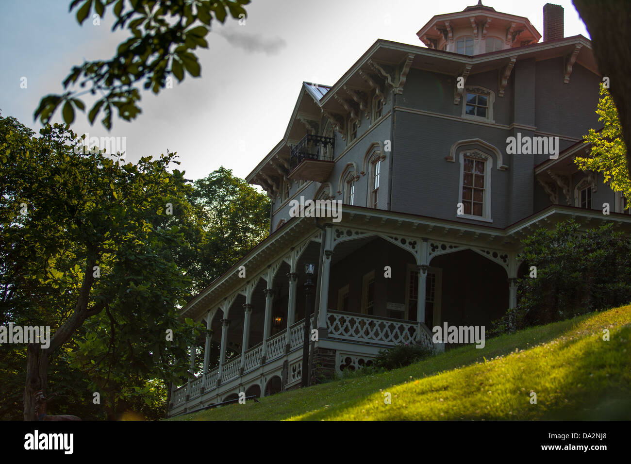 Le Packer Mansion à Jim Thorpe, PA Banque D'Images