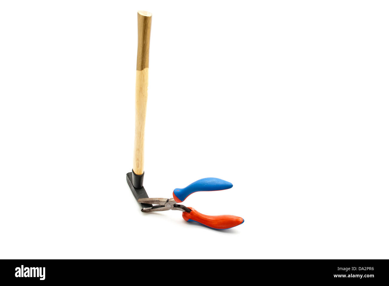 Sledge Hammer avec tong Banque D'Images