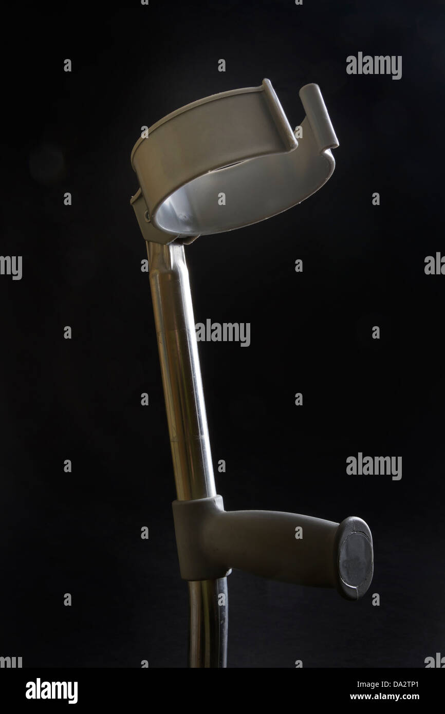 Aide à la mobilité béquille Banque D'Images