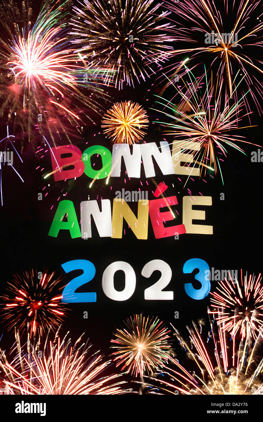 BONNE ANNEE 2023 Photo Stock - Alamy