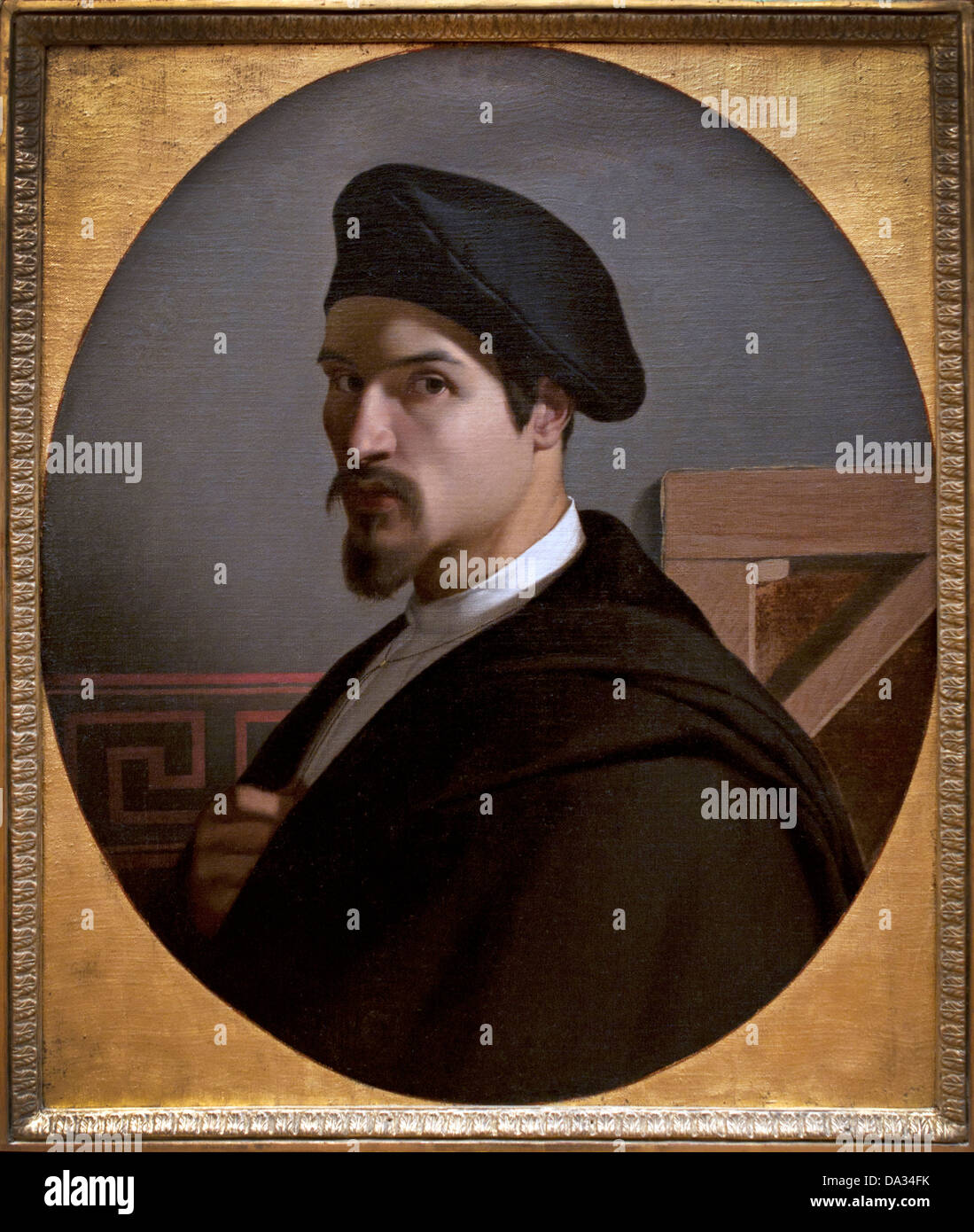 Self Portrait par Michiel Dumas 1812-1885 France French Banque D'Images