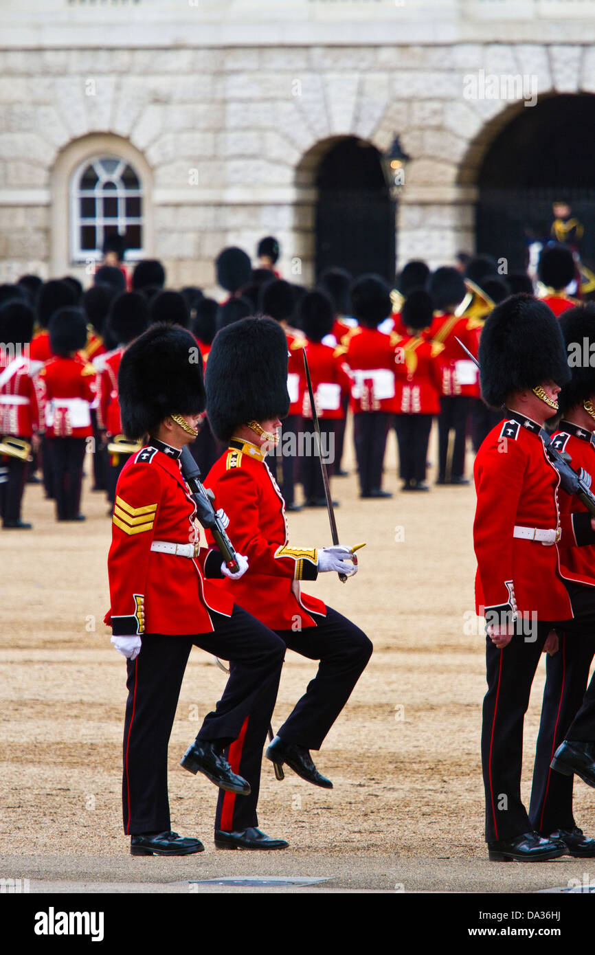 Parade la répétition couleur-London Banque D'Images