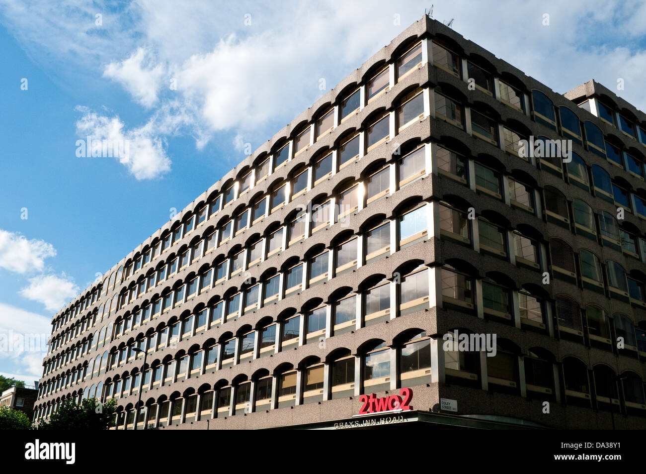 2deux2 de bureaux, Gray's Inn Road, Holborn, London, UK Banque D'Images