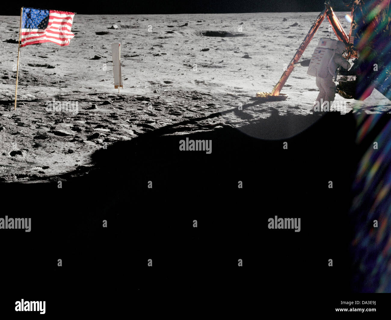 Neil armstrong sur la lune Banque de photographies et d’images à haute ...