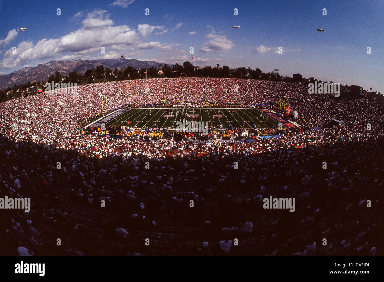 Rose Bowl au cours de la 1993 Super Bowl. Banque D'Images